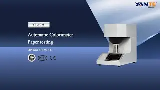 YT-ACM Automatic Colorimeter-Paper testing operation video