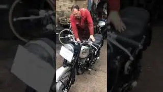 Starting a 1959 Velocette Venom