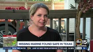 Missing Marine found safe in Texas