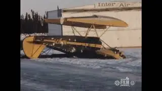 Damaged airplanes at Lake Hood, circa 1968