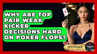 Why Are Top Pair Weak Kicker Decisions Hard On Poker Flops? - Poker Pro Academy