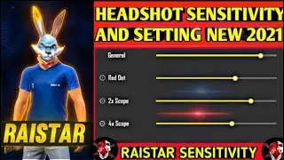 Raistar Secret Sensitivity Setting || All Gun Auto Headshot Sensitivity Settings In Free Fire 2025