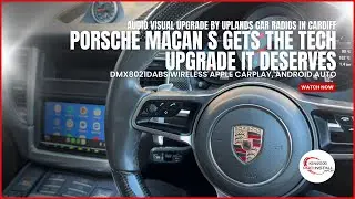 Porsche Macan S Gets the Tech Upgrade It Deserves Wireless Android Auto, CarPlay KENWOOD DMX8021DABS