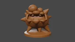 Concept Art to DnD Miniature: Super Mario Fuzzy