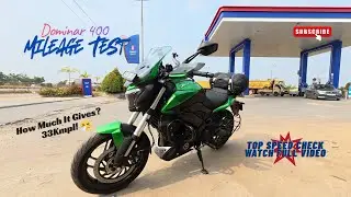 Dominar 400 | Mileage Test 🤧 | Top Speed Check 😍| Watch Full Video 😉. Subscribe 🫡