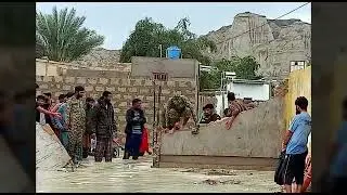 Pak Navy Rescue & Relief Ops continues to provide humanitarian assistance to flood-affected populace