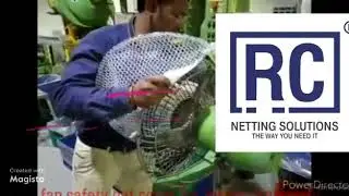 Fan safety net cover