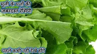 मूली के पत्तों को अगर आप भी फेंक देते हैं तो यह वीडियो आपके लिए है| Muli Ke Patton Ki Recipe 