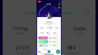 Shadow larvitar in Pok&eacute;mon go!