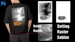 SETTING RASTER PISAH WARNA DI PHOTOSHOP UNTUK SABLON