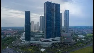 Pesona Pakuwon Trade Center Mall Surabaya dari Drone