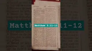Matthew 5:11-12