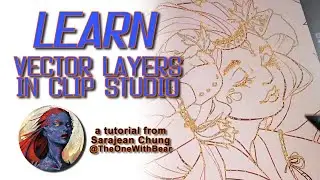 @theonewithbear's Clip Studio Paint vector layer tutorial