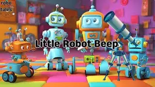 Little Robots beep| Nursery Rhymes For Kids And Children's  🎵  #robotales kids entertainment #kids