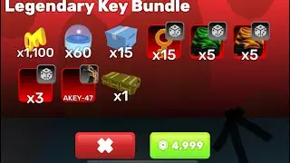 One versus one against my fan for a legendary key bundle (even though I lost 😞he sent me 20 keys😁)