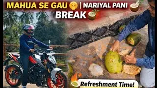 KTM Duke 200 Village Ride 🚀 Leopard Area Me Phas Gaye 😳🐆 #motovlog #travelvlog #viral #trending 