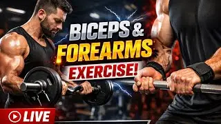 💪 Grow Your Arms Fast | Biceps & Forearms Workout LIVE#Armsworkout#Youtubelive#Motivation#Gymworkout