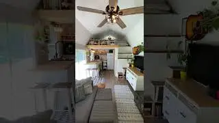 ✨1 Minute Tiny House Tour✨ DIY 280 sq ft Modern Farmhouse