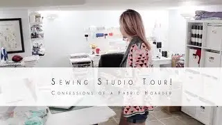 Sewing Studio Tour (confessions of a fabric hoarder)