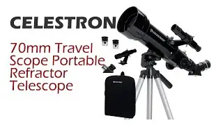 Celestron - 70mm Travel Scope - Portable Refractor Telescope || CELESTRON