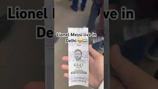 Lionel Messi in delhi, India🇮🇳🇦🇷 #trending #viral #shorts #messifans