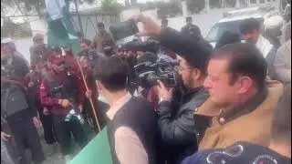 kP police Protest for Aman