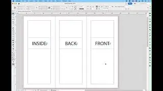 Letter size brochure template