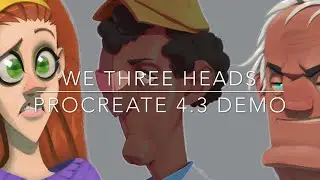 Ep. 165| We Three Heads - Procreate 4.3 Demo