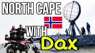 Honda Dax Road Trip to North Cape! #minibike #motovlog 