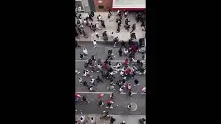 People Run Through NYC Streets After Influencer Giveaway Descends Into 'Chaos'