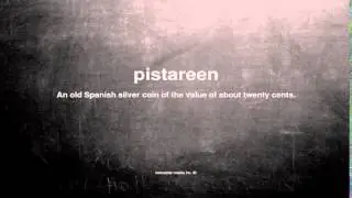 What does pistareen mean