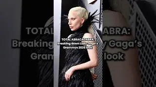 Lady Gaga&rsquo;s &ldquo;Black Swan&rdquo; Look at the Grammys 2026 | Abracadabra Era #news #hollywood #celebrity