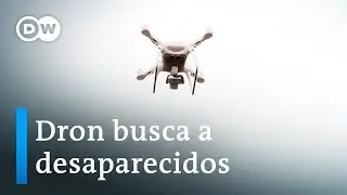 Una madre busca a su hijo con dron