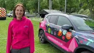 Getting ready for Shropshire Party at The Quarry Park 2022