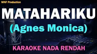 (Lower Key) Agnes Monica - Matahariku | Karaoke Nada Rendah