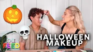 Halloween SFX makeup with Alyshia Jones! | Win Wolf Vlogs