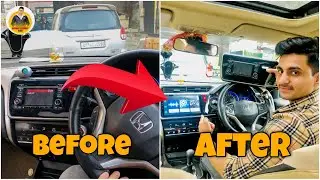 installing 10inch touch android system in honda city top model🔰||Rishabh choudhary vlogs