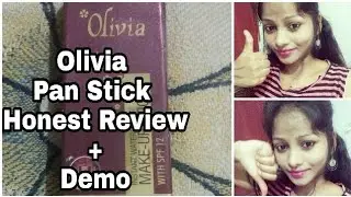 Olivia Make-up Stick Review/ How To Use Olivia Pan-Stick Concealer Foundation In Telugu.