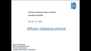 Diffusion: Ubiquitous and local - Sumit Chakraborty