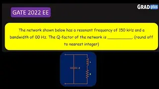 GATE EE 2022 Paper Solutions | Question based on Network Theory