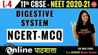 Human Physiology Class 11 | Digestive System - L4 | Biology NCERT MCQS | Neet 2020-21