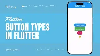 Types of Buttos in flutter | Elevated Button | Material Button | Icon Button | Text Button #video