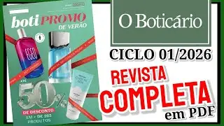 Revista o Boticário CICLO 01/2026 COMPLETA  - Formato PDF (MELHOR QUALIDADE)