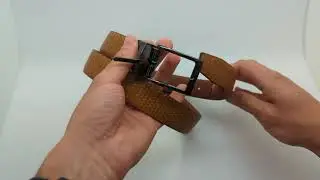 Tan & Brown Reversible Belt