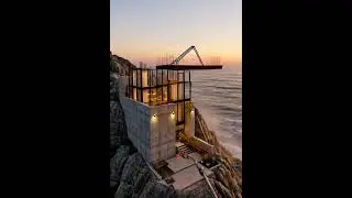 Insane Cliffside Villa Built #villa #oceanwaves #beachlife