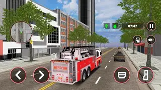 New Best Fire Truck Simulator Games - Fire Engin Game#1 - Truck Android Gameplay