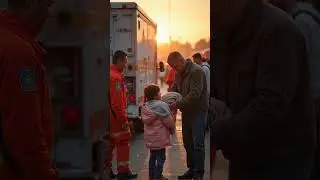 Un bombero h&eacute;roe rescata a una familia durante una grave inundaci&oacute;n