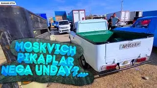 NAMANGAN MOSKVICH PIKAPLARI ZO‘RLARI KO‘P LEKIN UYOG‘INI VIDEONI KO‘RING BILASIZ😊