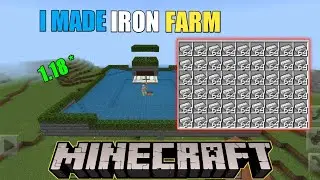 l Made Giant Iron Farm In Minecraft 1.18 Hindi |(umesh jh Gamerz)|🥰🥰