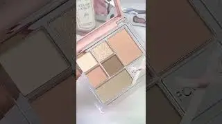 ✨🧚🏻&zwj;♀️ Spring soft fog grey pink eye shadow plate! #makeup #lipstick